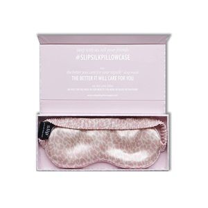 NWT 🎀 Slip Silk Sleep Mask In Pink Snow Leopard